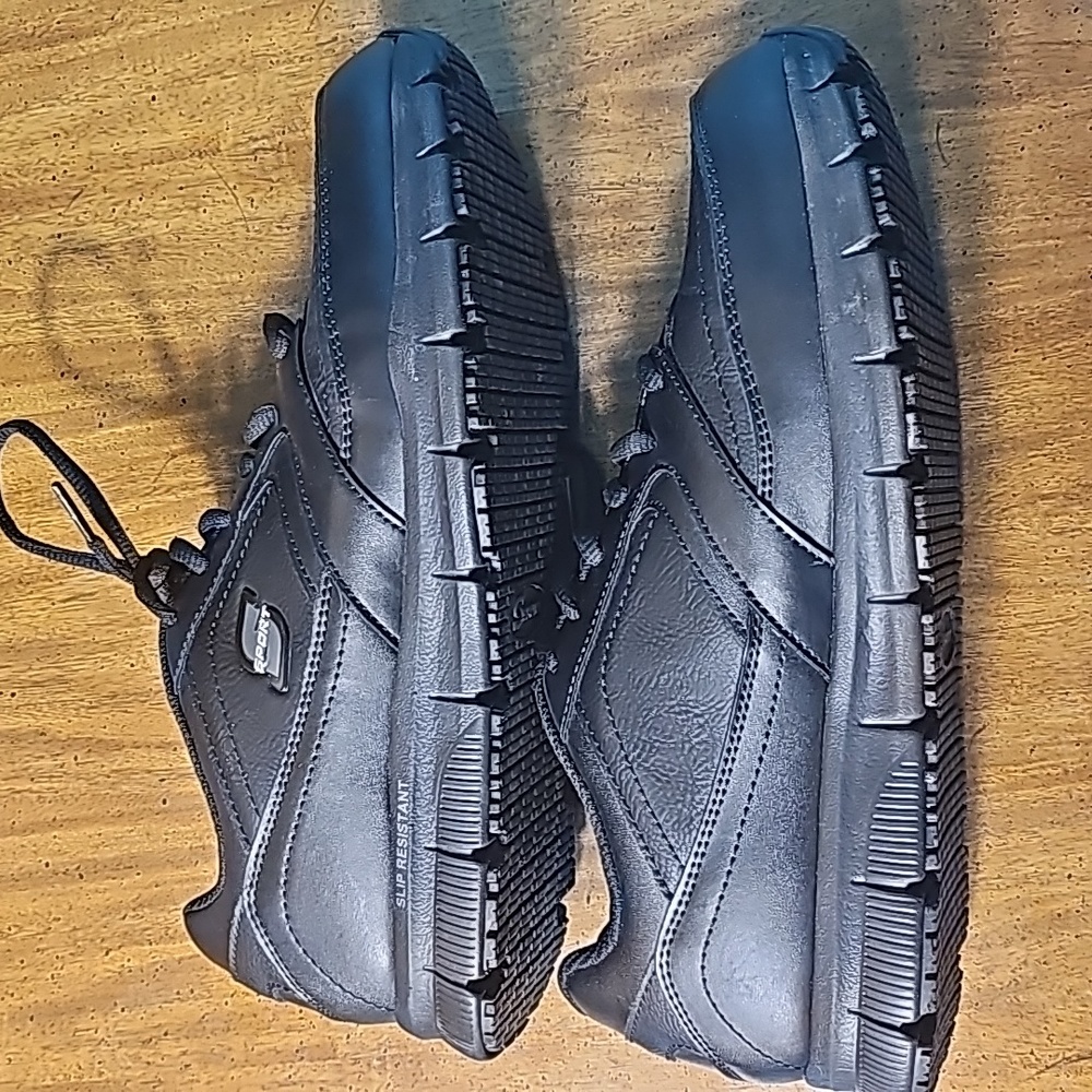 S Sport by Skechers | Men's Brise Slip Resistant Black Sneakers | Size 9 - Picture 3 of 7